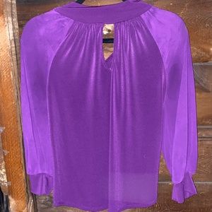 Deep Purple Blouse